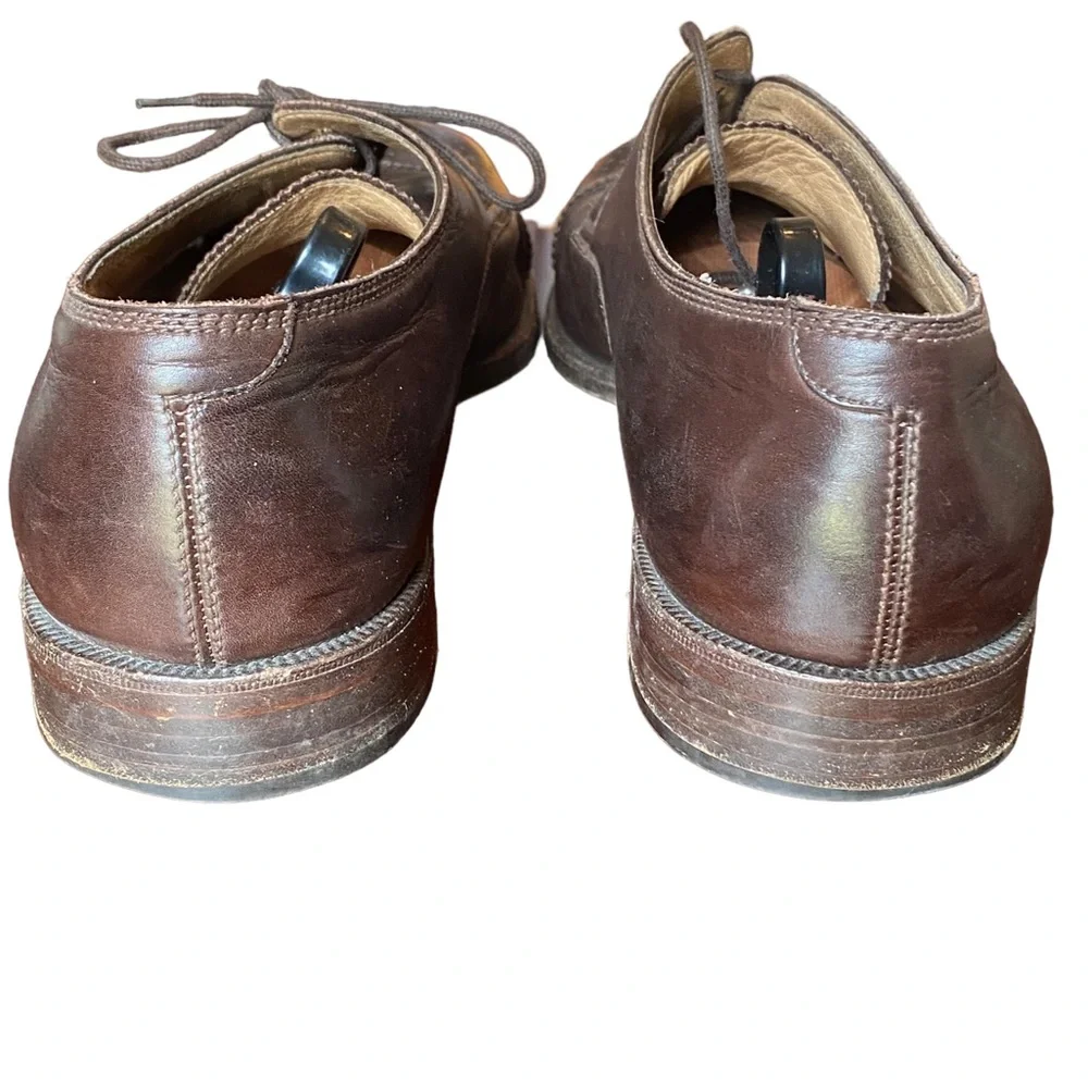 Gravati Men’s Leather Cap Toe Brown Tie Loafers